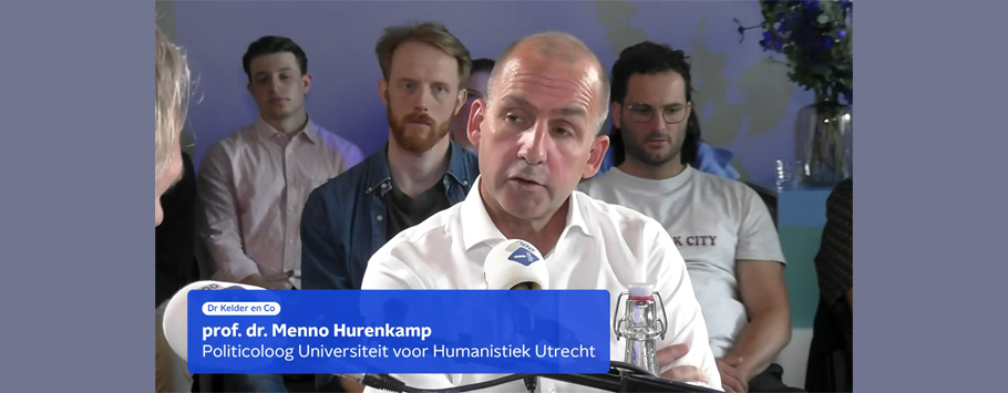 Still uit video van het gesprek met Menno Hurenkamp