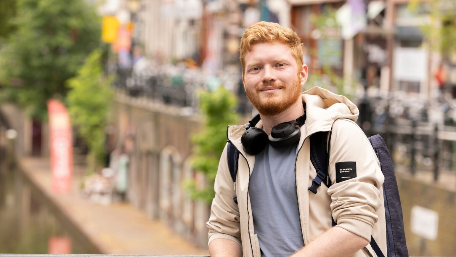 Portret van student Erwin