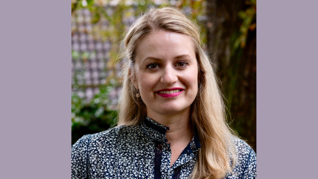 Portret van Elvira Loibl.