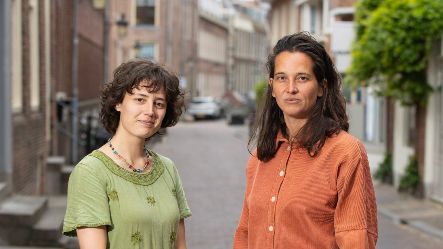 UvH-student Sara Franco en docent Melissa Segbrechts